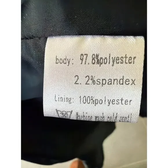 Curvy Plus Women's Black Sleeveless Blazers Open Front Casual Vests - Picture 8 of 8